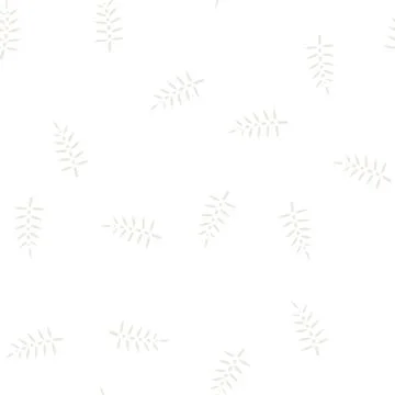 Chamaedorea tropical leaf glyph vector seamless pattern イラスト素材