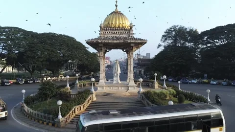 Chamaraja Circle Stock Footage 249053266