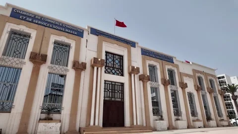 Chamber of Commerce, Industry, and Services of Souss Massa Morocco July 23,2024 Stock-Footage 280295822