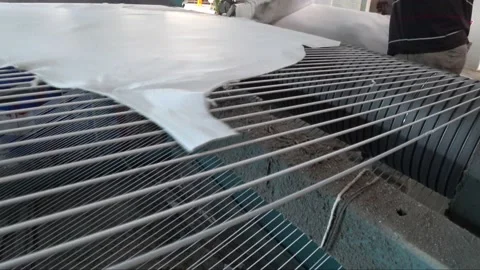 Chamber Of Dyeing Leather 7 Video stock 141460154
