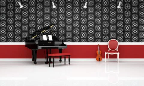 Chamber music Stock Illustration