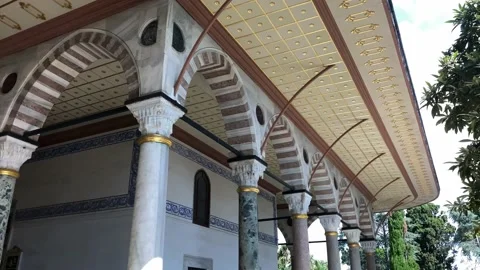 Chamber of Petitions at Topkapi Palace Stock Footage 150931770