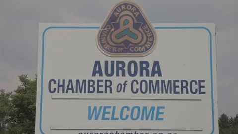 Chamber sign tight Stock Footage 99373993