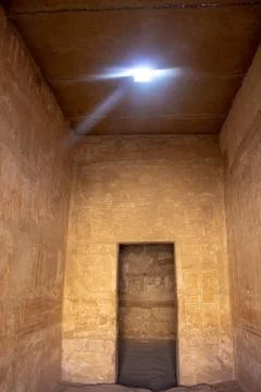 Chamber of a temple Stock Photos