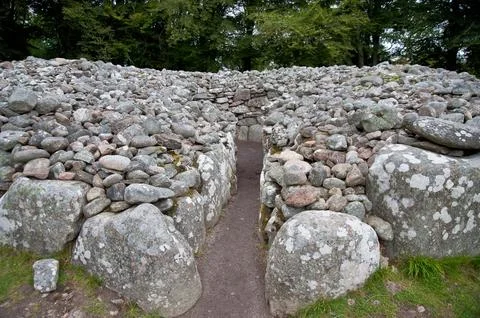 Chambered cairn Stockfoto's