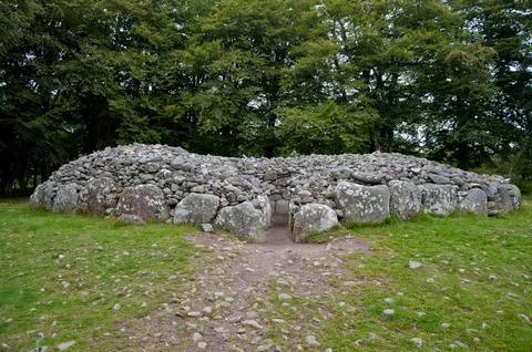 Chambered cairn Stock Photos
