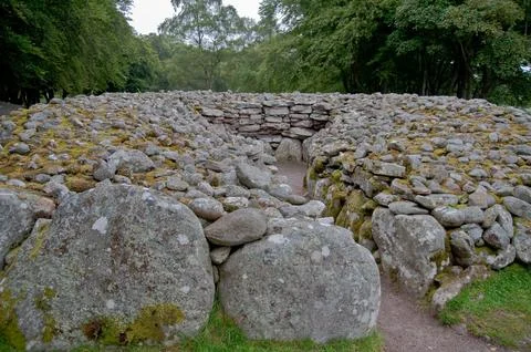 Chambered cairn Stock Photos