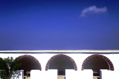 Chambers in the monastery Stock Photos