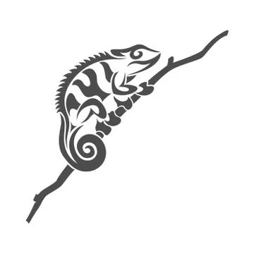 Chameleon Stock Illustration