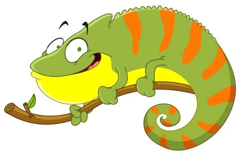 Chameleon Stock Illustration