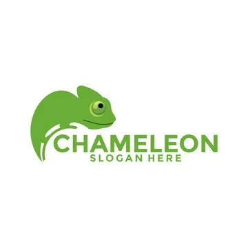 Chameleon logo vector design template Stock Illustration
