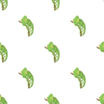 Chameleon pattern seamless vector イラスト素材