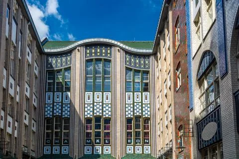 Chamleon Facade at Hackesche Hfe Stock Photos