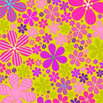 Chamomile background Illustrazione stock