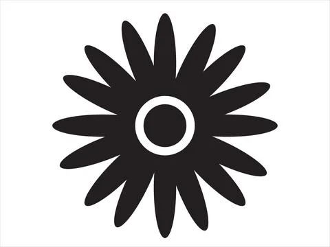 Chamomile in the doodle style Stock Illustration