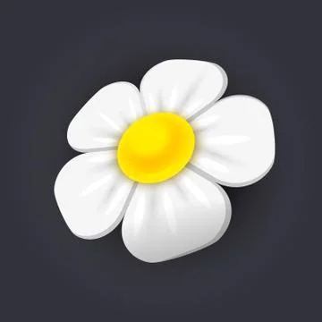 Chamomile icon Stock Illustration