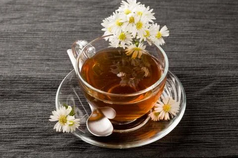 Chamomile with marguerite Foto stock