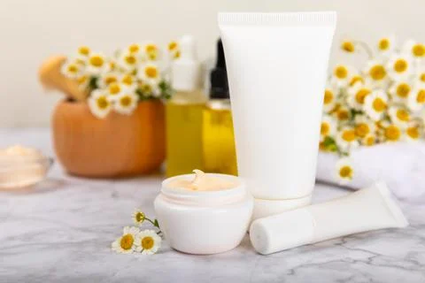 Chamomile Spa Stock Photos