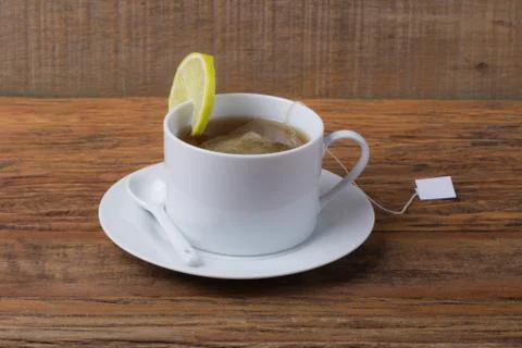 Chamomile tea cup Stock Photos