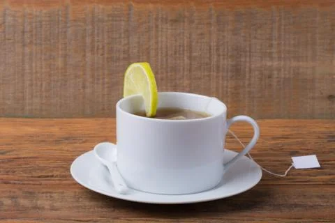 Chamomile tea cup Stock Photos