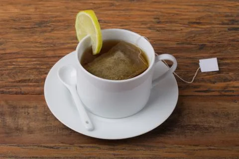 Chamomile tea cup Stock Photos