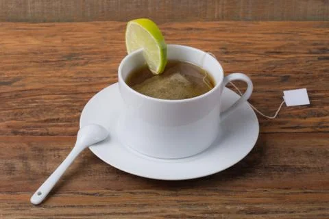 Chamomile tea cup Stock Photos