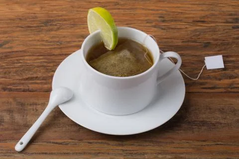 Chamomile tea cup Stock Photos