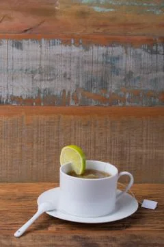 Chamomile tea cup Foto stock