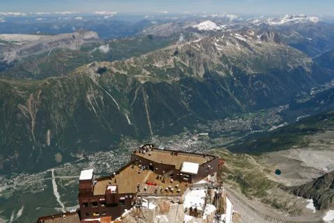 Chamonix, aerial view Foto stock