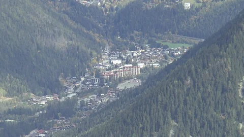 Chamonix From Mont Blanc Stock Footage 98863938