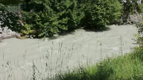 Chamonix River Stock Footage 11437907