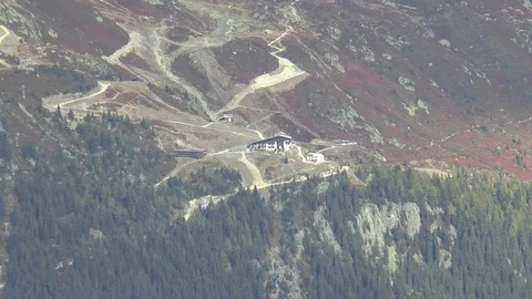 Chamonix Ski Lodge Stock Footage 98863981
