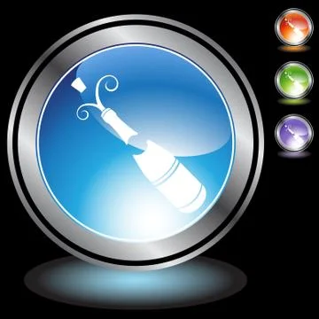 Champage bottle Stock Illustration