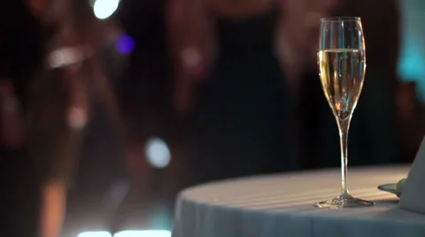 Champagne and Dancing Stock Footage 35825641