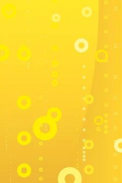 Champagne background with bubbles in orange tones. Stock Illustration