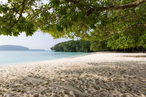 Champagne beach Foto stock
