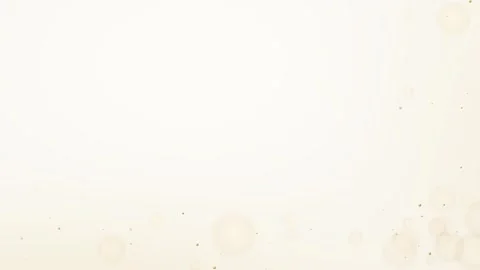 Champagne Bokeh Bubbles Floating on Cream Background with Copy Space 스톡 동영상 345057697