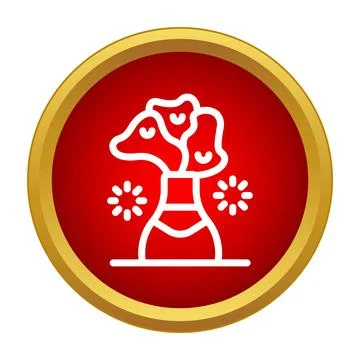 Champagne bottle exploding with bubbles icon design Stockillustratie
