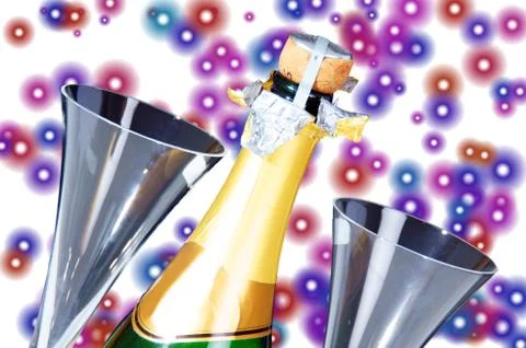 Champagne bottle Stock-Illustration