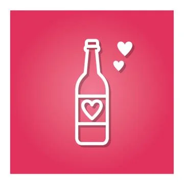 Champagne Bottle Иллюстрация