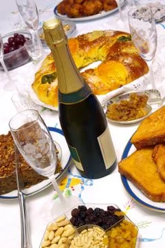 Champagne bottle Stock Photos