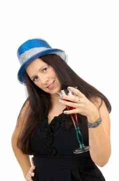 Champagne bottle Foto stock