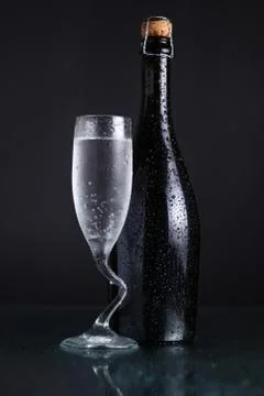 Champagne bottle Stock Photos