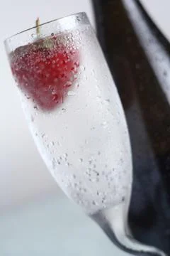 Champagne bottle Stock Photos
