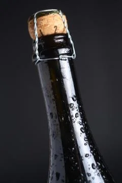 Champagne bottle Stock Photos