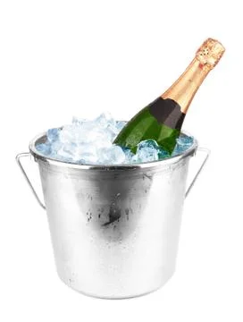 Champagne bottle Foto stock