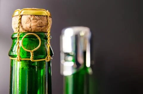 Champagne bottle Stock Photos