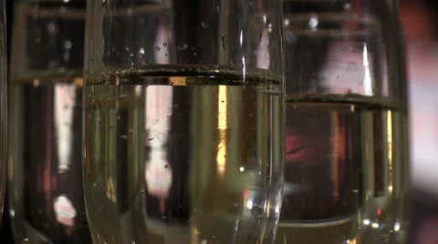 Champagne bubbles Stock Footage 34275861