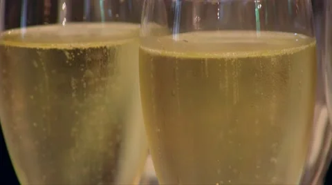 Champagne Bubbles Stock Footage 55101914