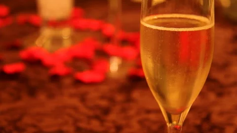 Champagne Bubbles Landscape Vídeo Stock 327609666